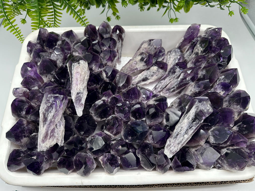 Brazilian Amethyst Point, Cathedral Crystal, Deep Purple