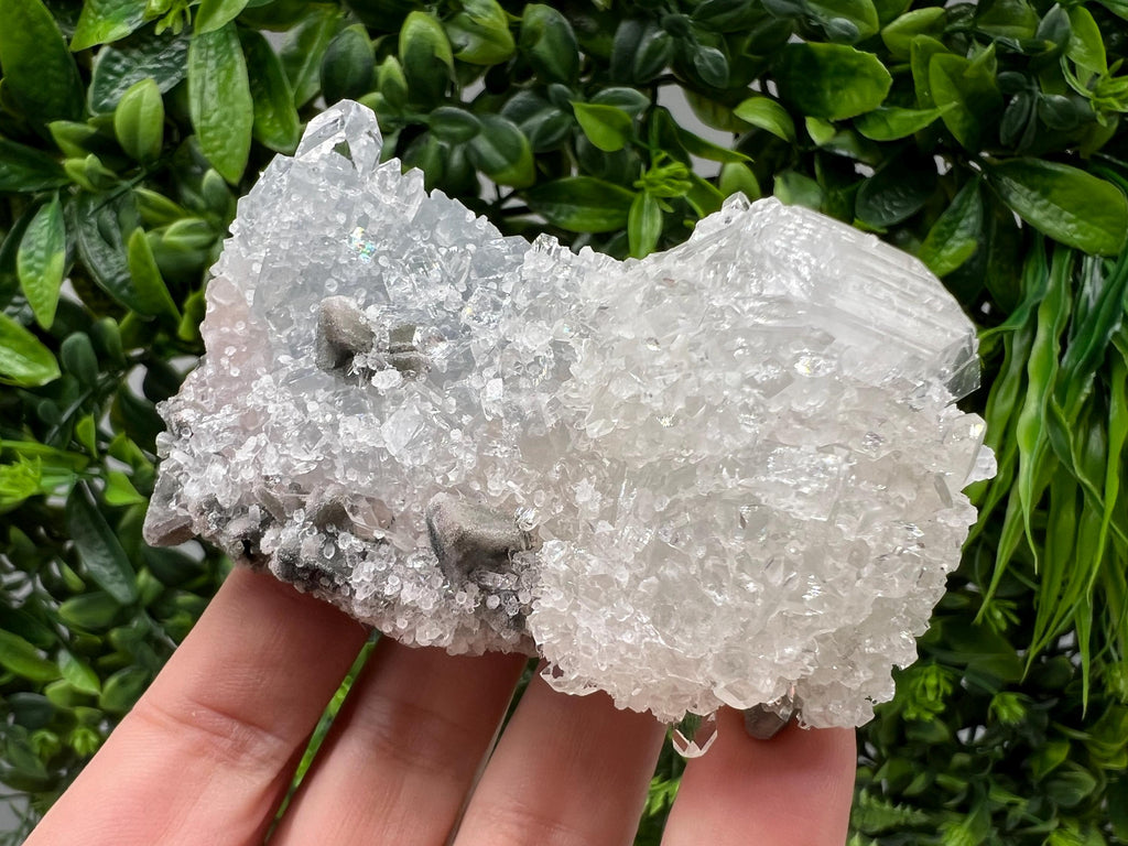 Apophyllite Crystal Specimen, India Minerals, Rare Stone Decor