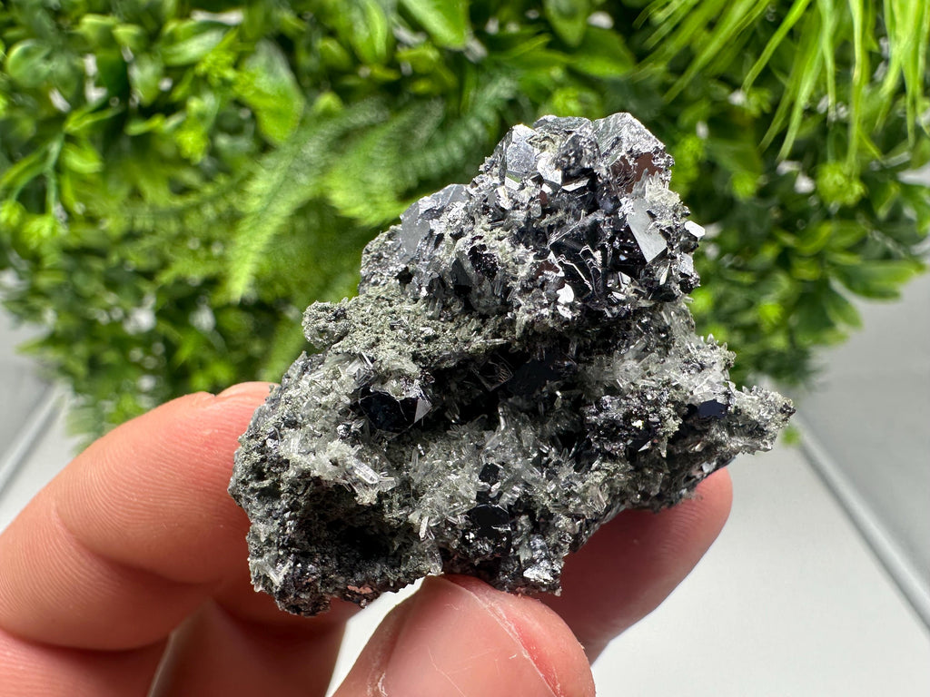 Collected Skeletal GALENA,Sphalerite,Quartz,Calcite from Krushev dol mine,Madan,Bulgaria,natural,collectible mineral specimen home decor