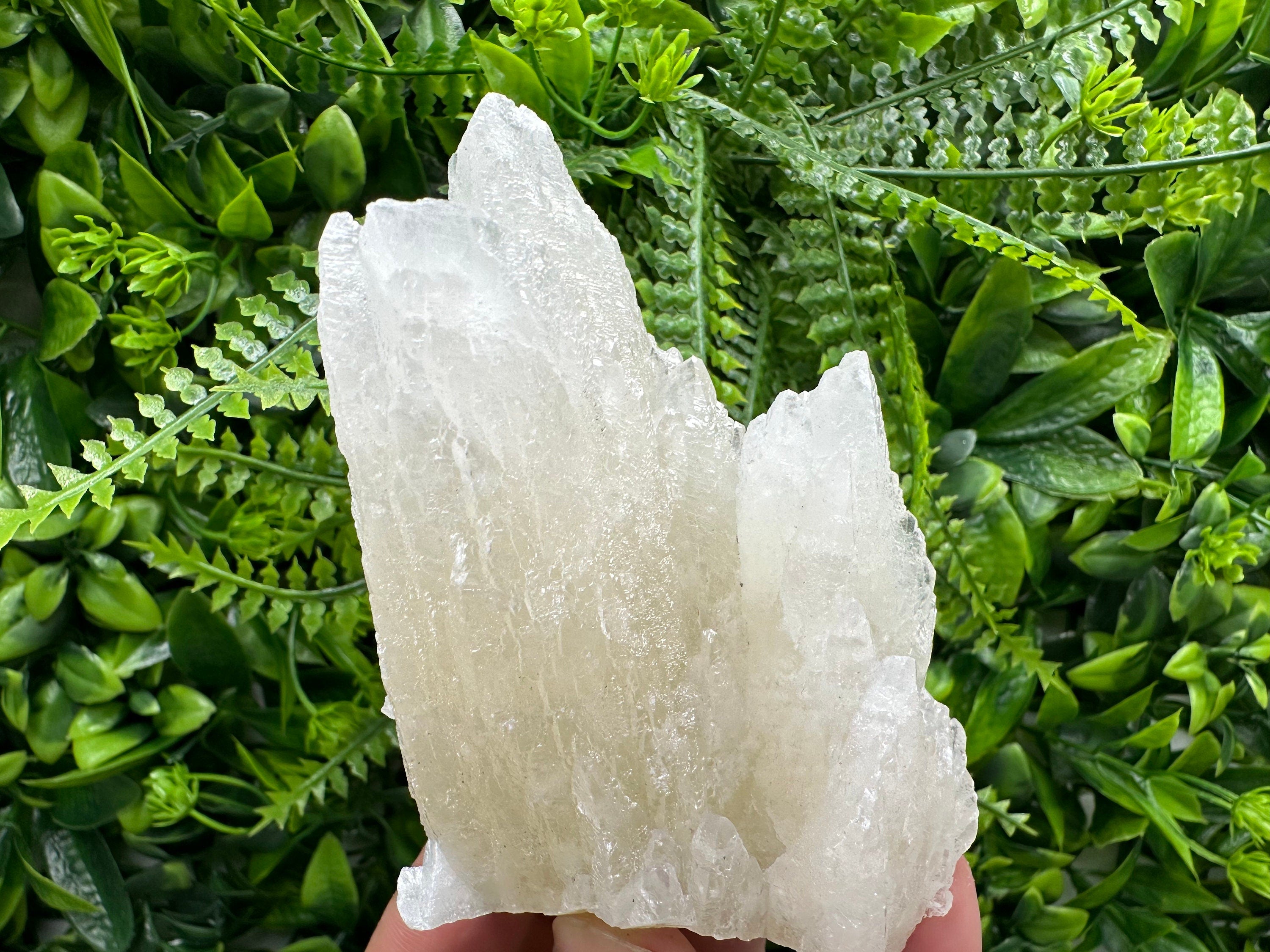 Rare UV Calcite Cluster: Djurcovo Mine, Bulgaria - Home Decor