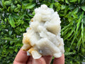 Rare Fluorescent Calcite after Barite on Chalcedony - Androvo Mine, Bulgaria
