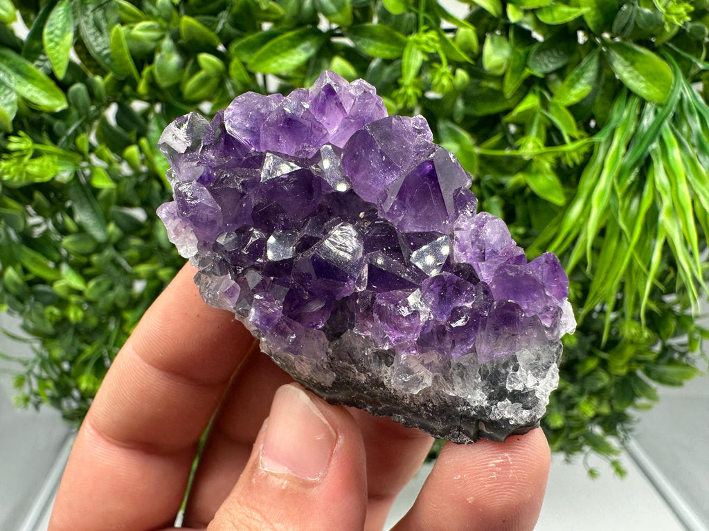 Uruguay Amethyst Cluster, Natural Purple Quartz, Home Decor
