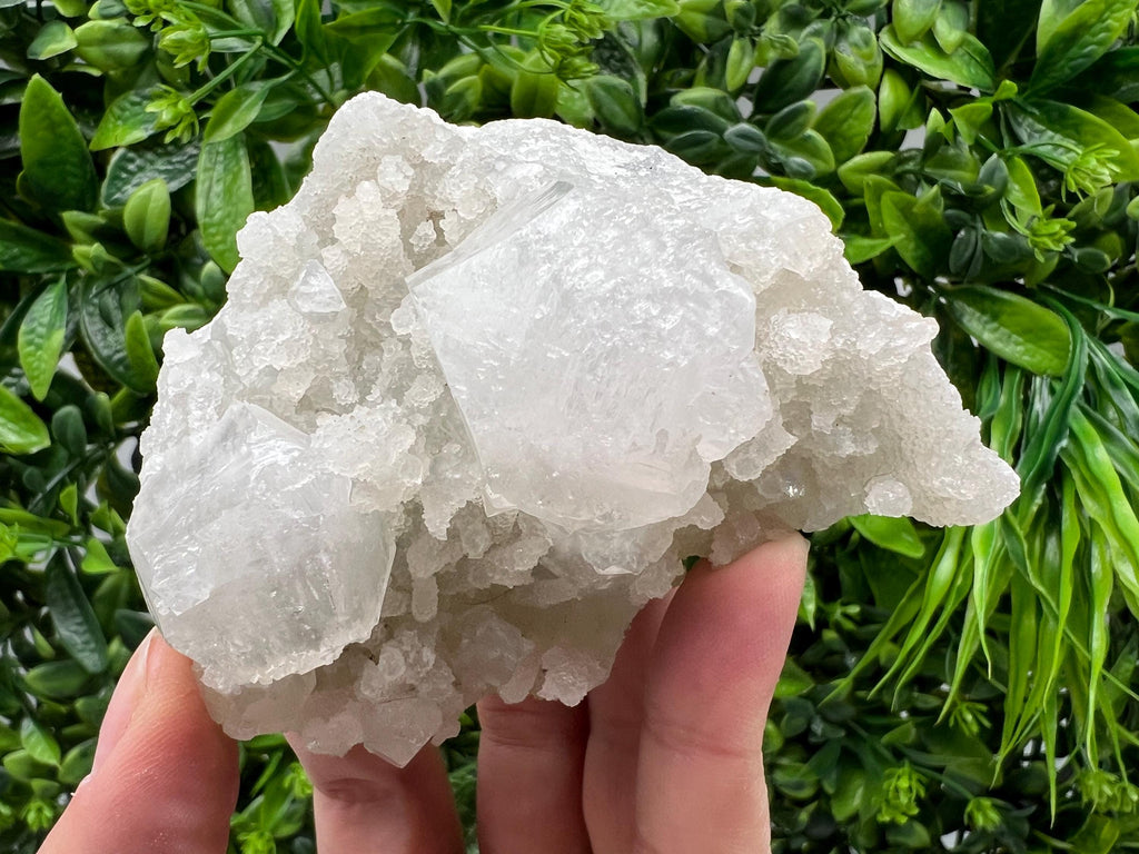Natural Apophyllite Crystal Cluster, Indian Mineral Specimen, Home Decor