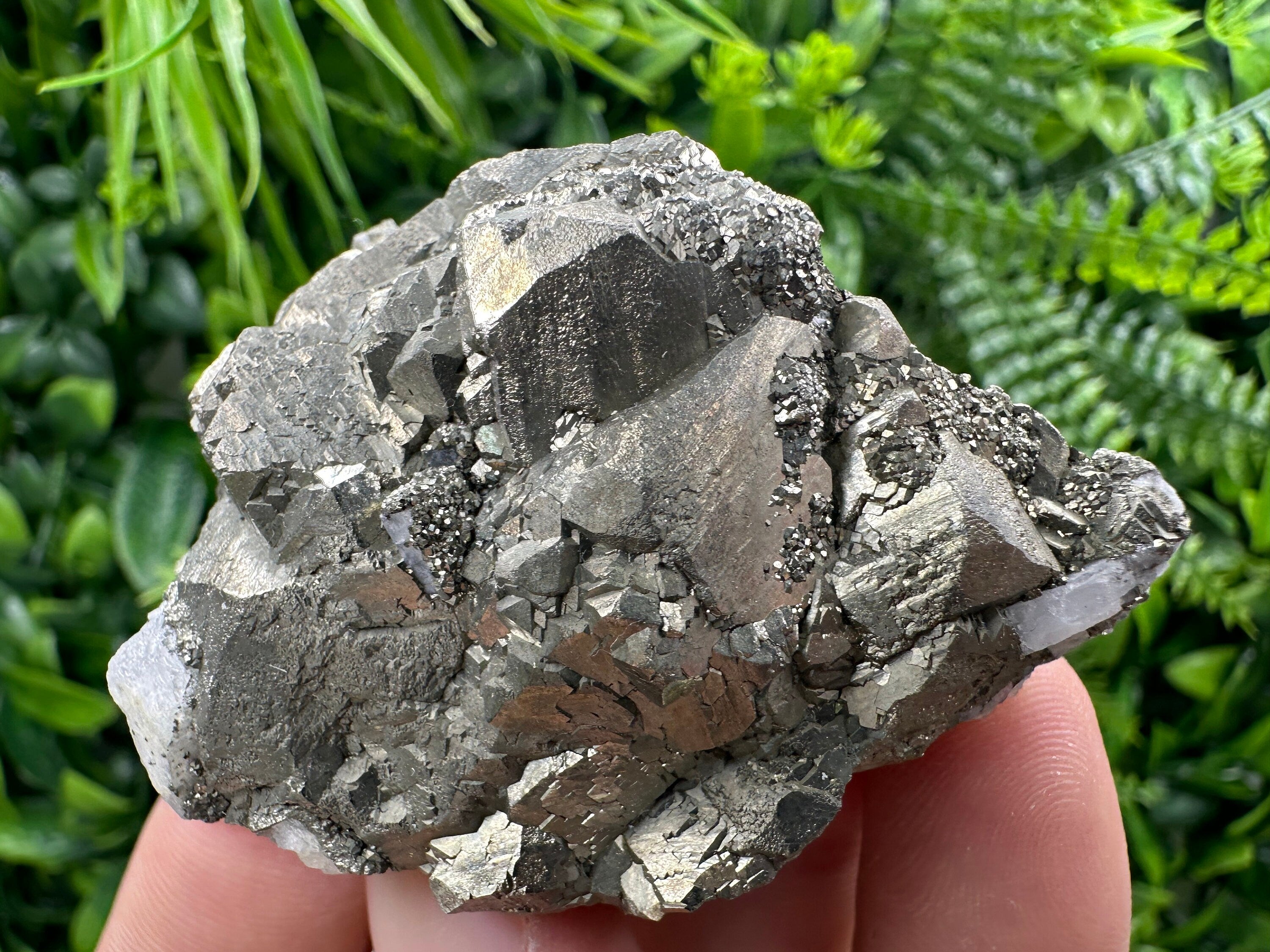 Rare Pyrite Cluster: Androvo Mine, Bulgaria (6/5/3cm)