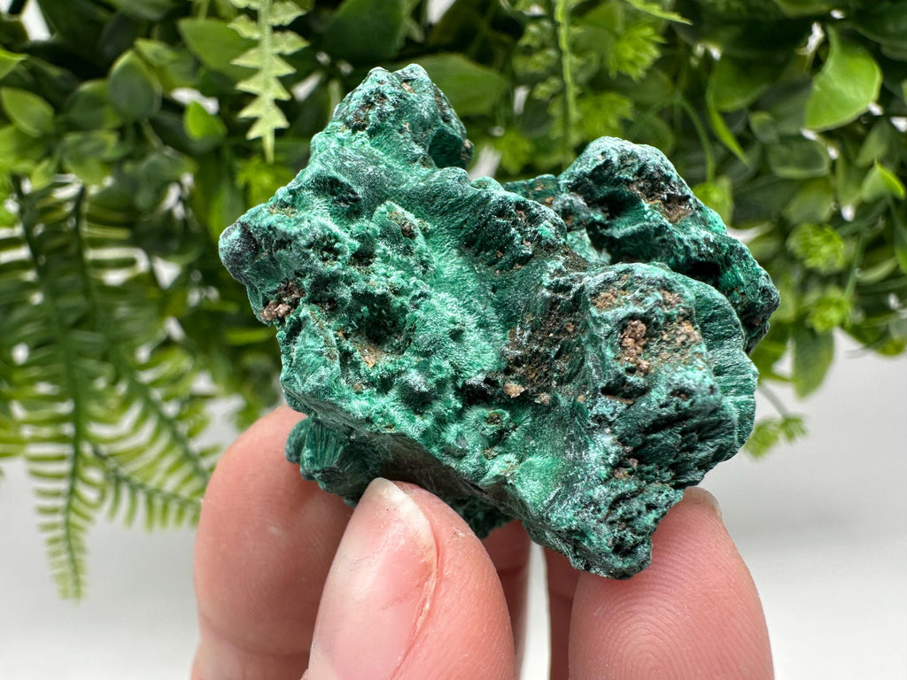 Polished Green Malachite Crystal from Congo, Natural Specimen, Chakra Stone
