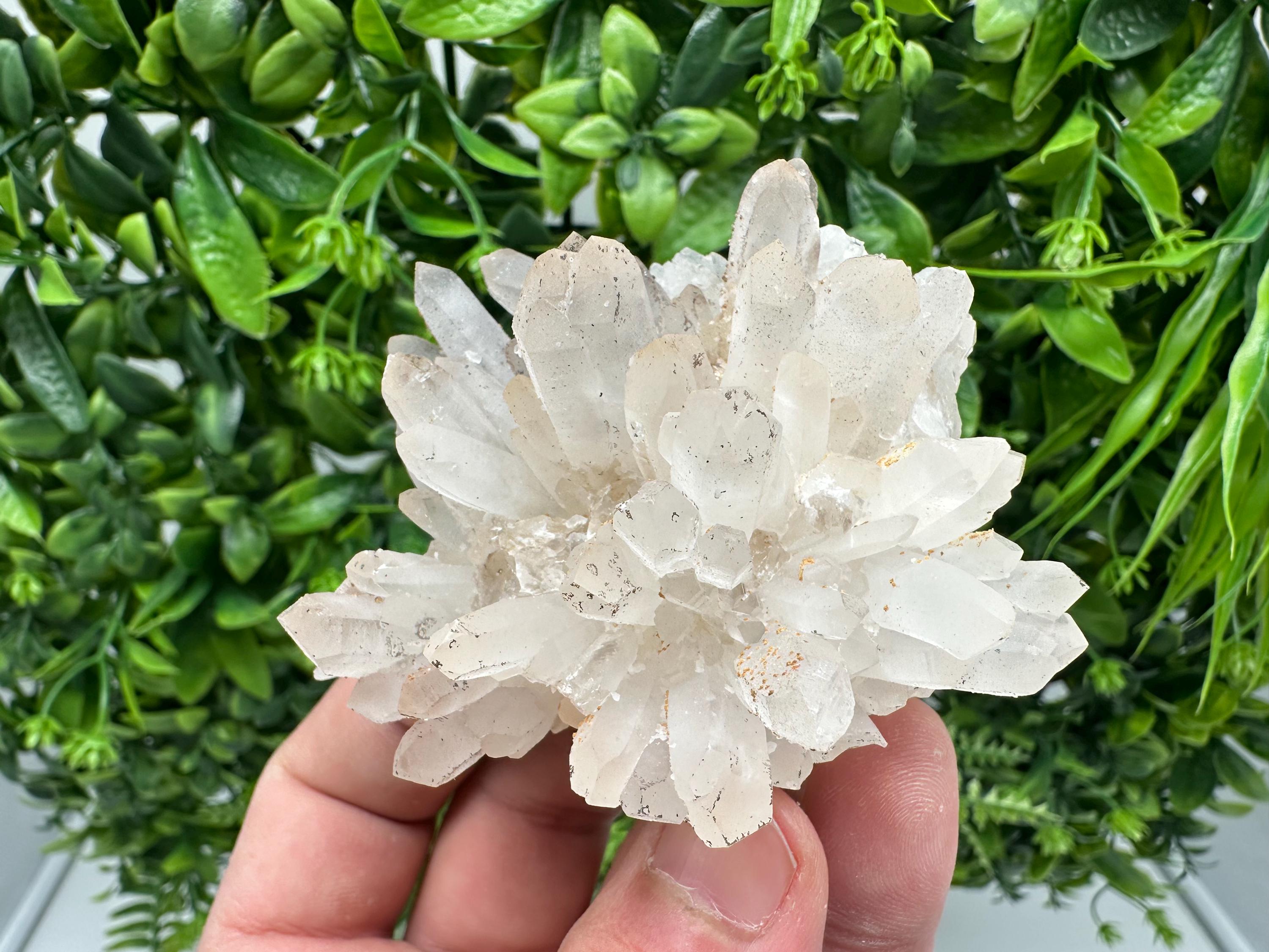 Transparent Quartz whit Siderite 9th September mine Bulgaria natural minerals souvenir crystal stone gift minerals collection rock