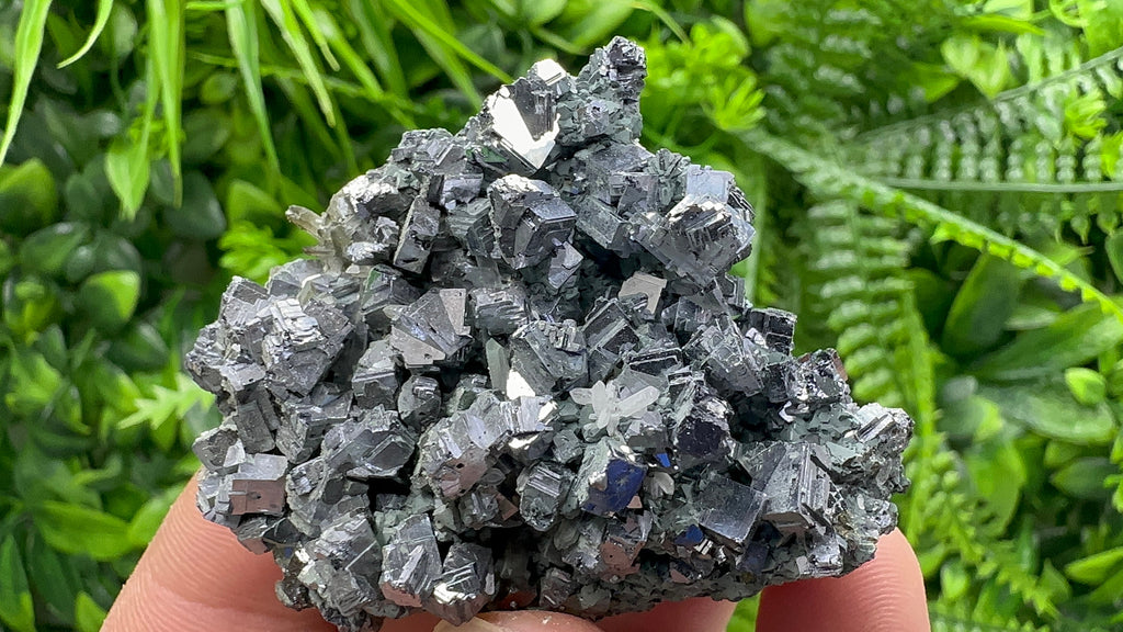 Skeletal Galena Mirror Crystal, Drujba Mine, Bulgaria