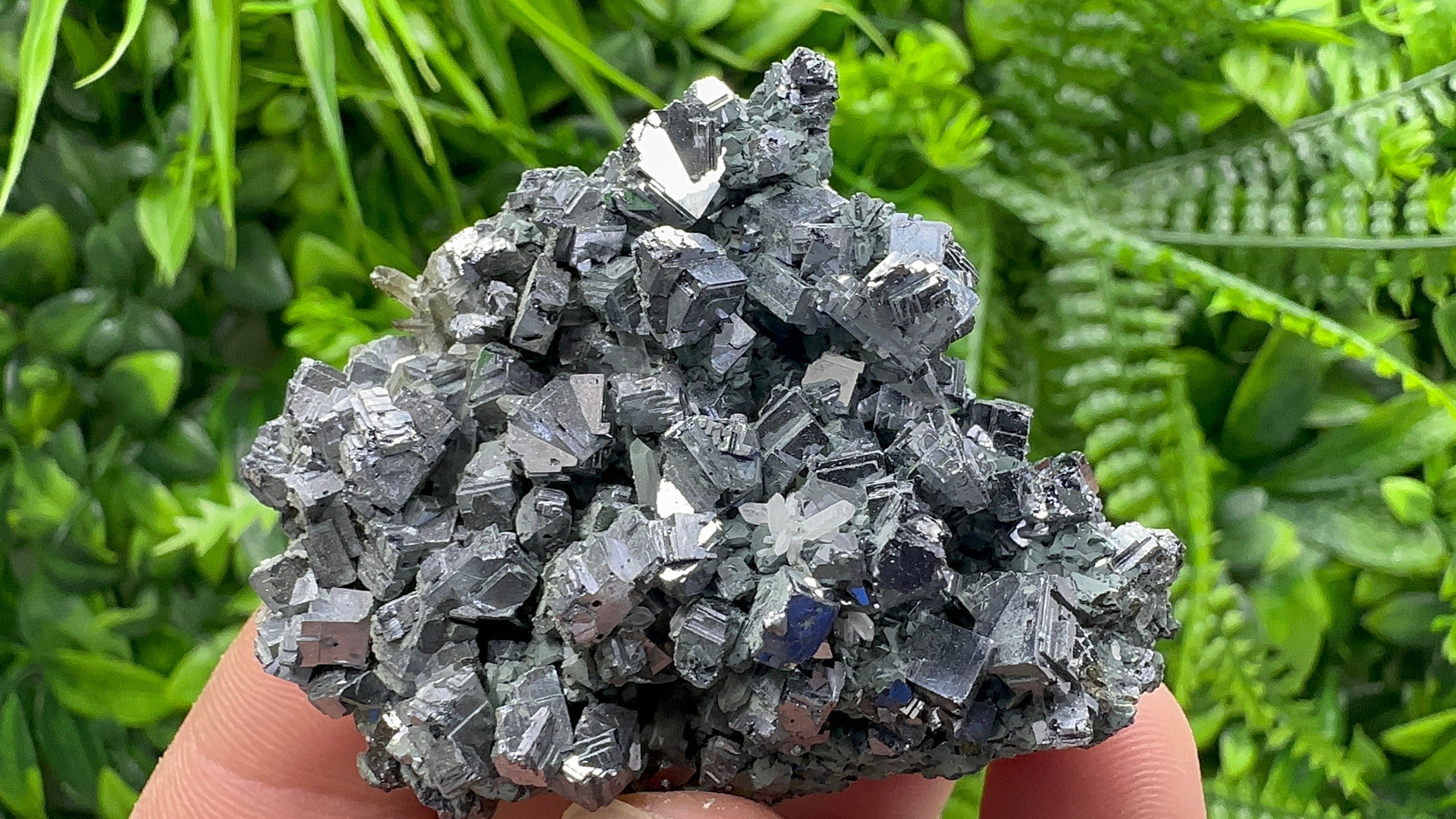 Skeletal Galena Mirror Crystal, Drujba Mine, Bulgaria