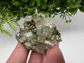 LARGE, Green Epidote with Quartz Crystals - Extremely Sparkly with Rainbows,souvenirs collection stone,gift,decor, Eastern Anatolian, Turkey