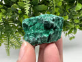 Polished Malachite Crystal from Congo, Natural Green Specimen, Chakra Stone