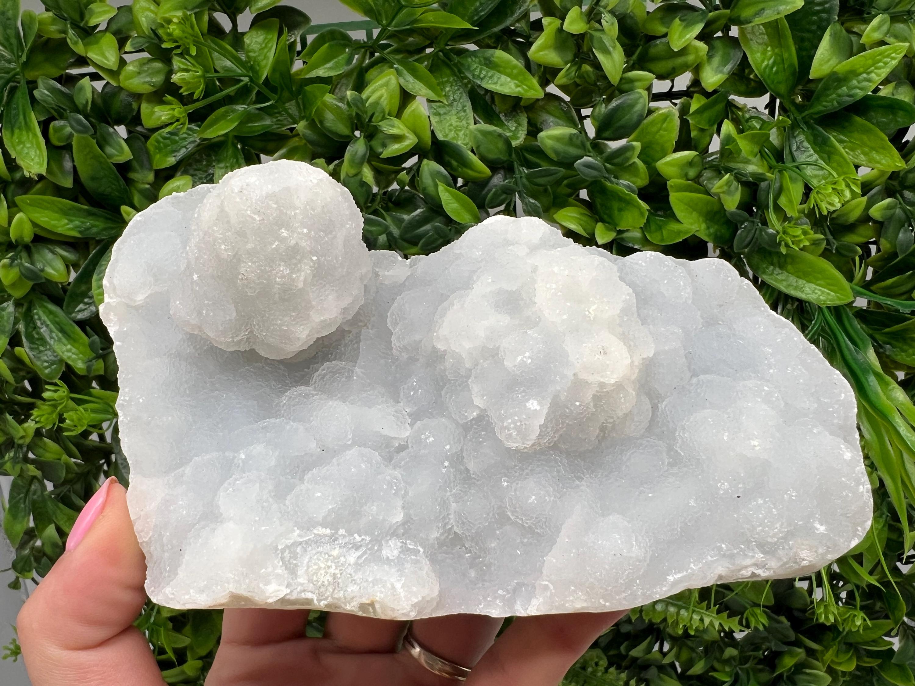 Natural Chalcedony Specimen, India Minerals, Home Decor