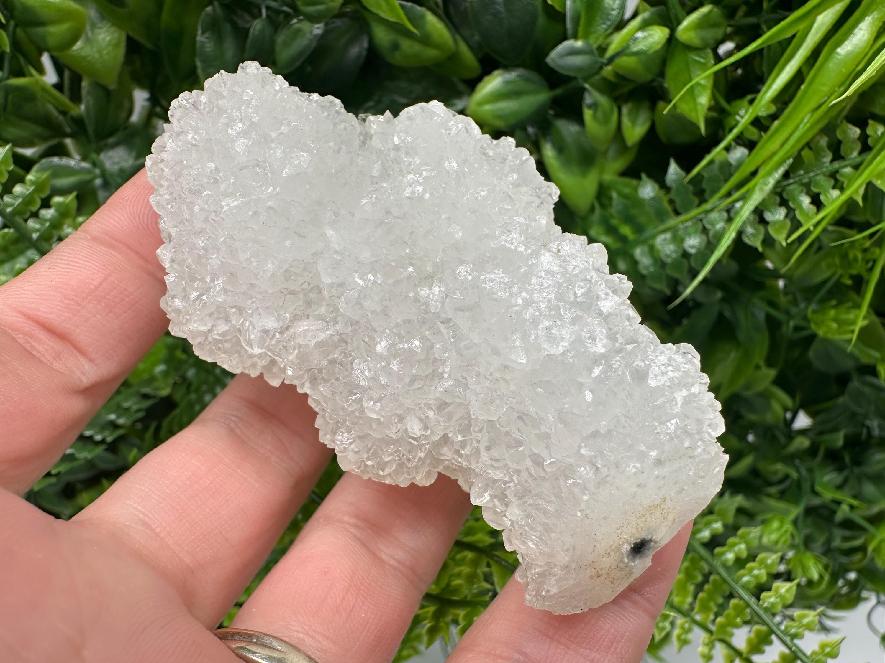 Natural Chalcedony Specimen: India Crystal Mineral Collection