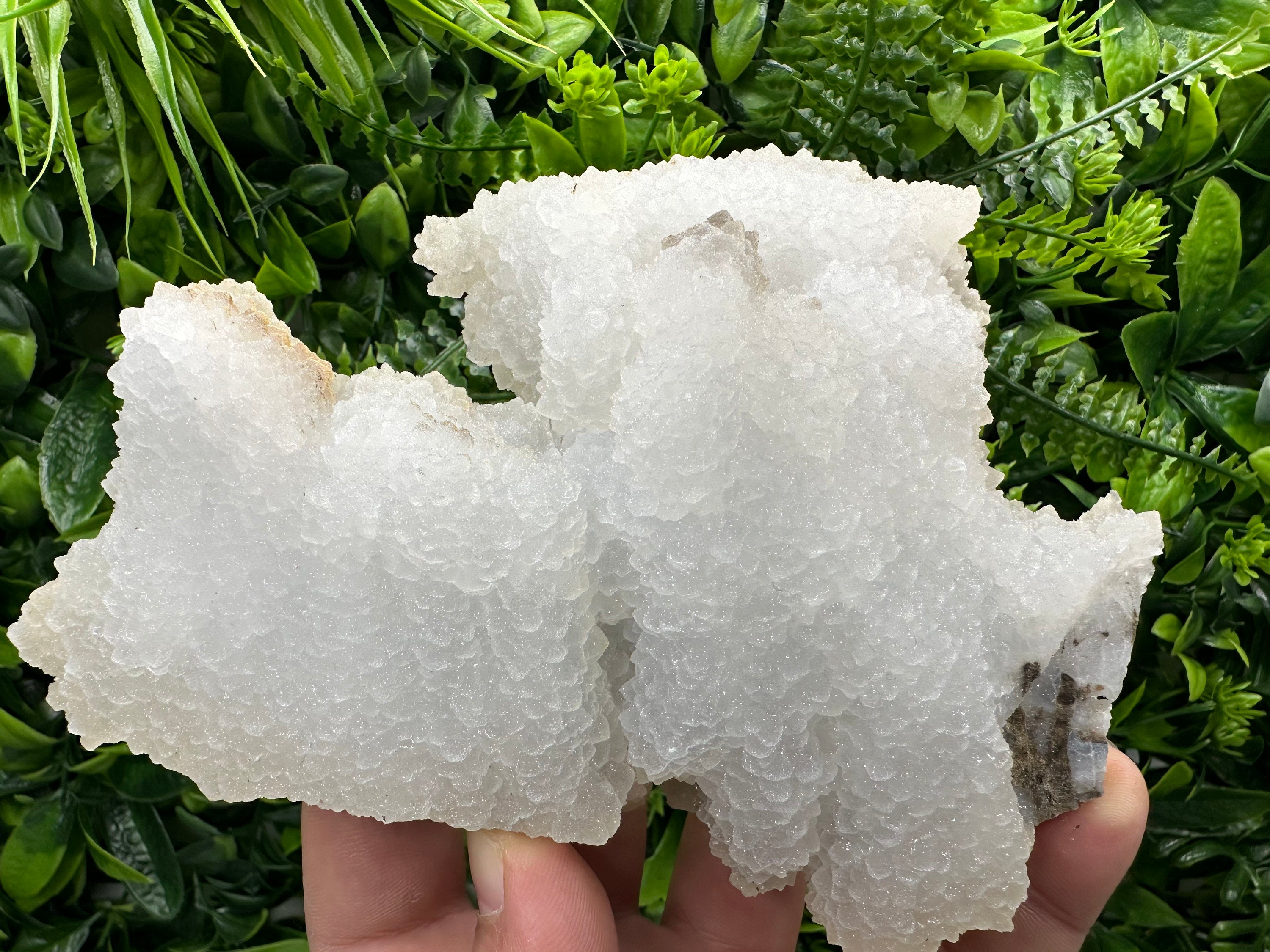 Chalcedony Quartz Cluster with Chlorite - Bulgaria Mineral Specimen