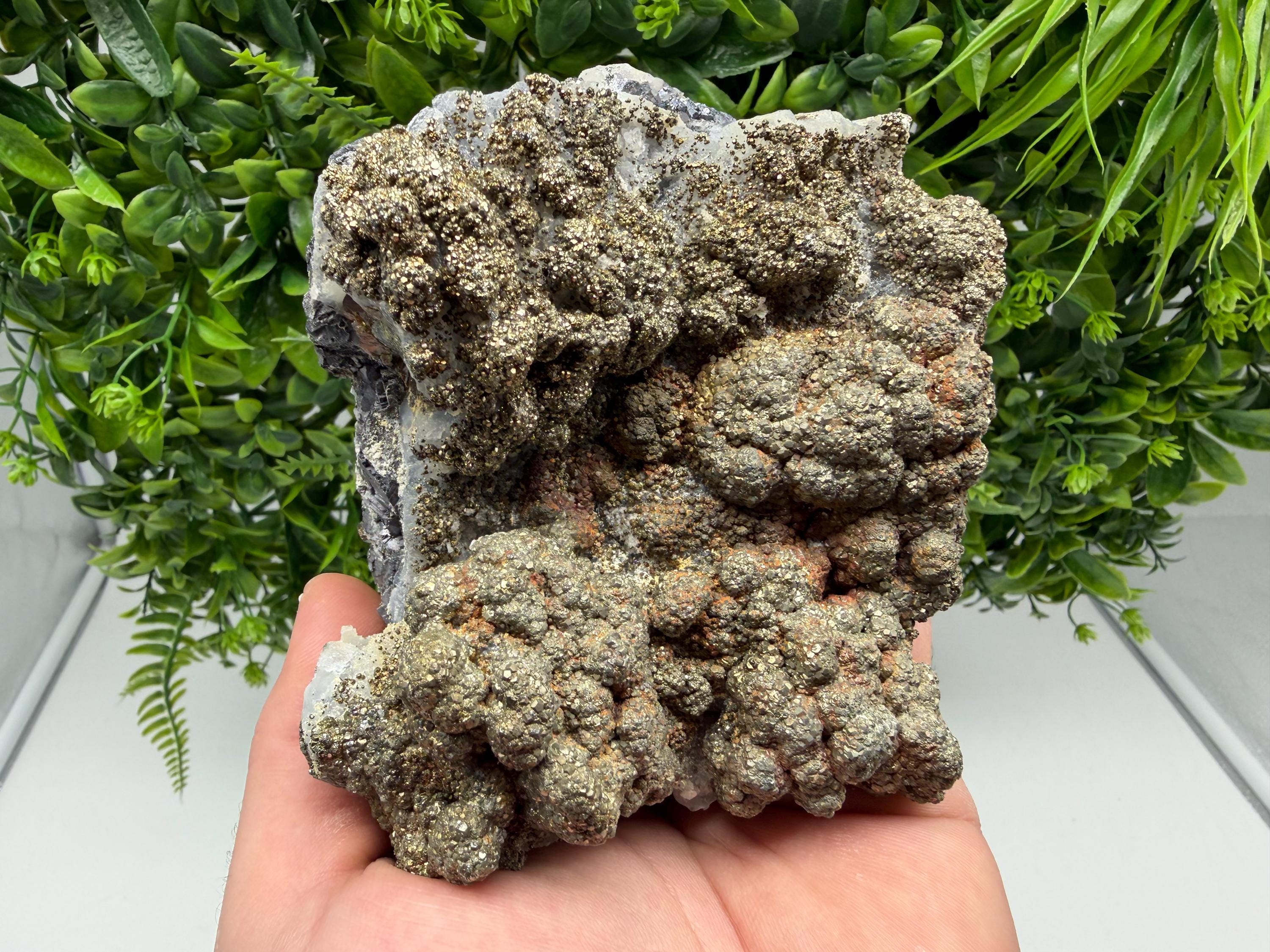 Marcasite on Chalcedony, Androvo Mine, Bulgaria