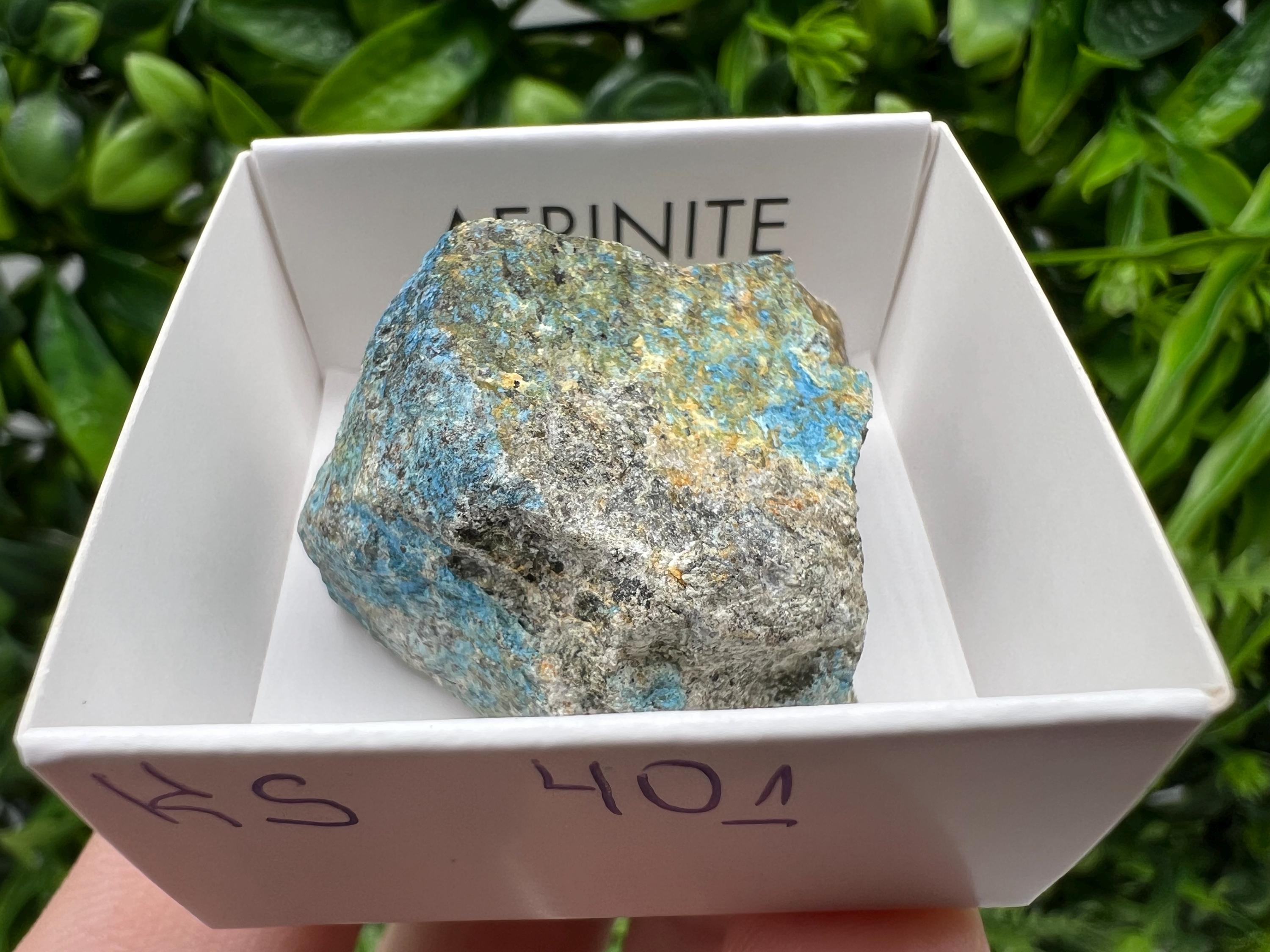 Rare Raw Aerinite Mineral Specimen: Lleida Spain Crystal