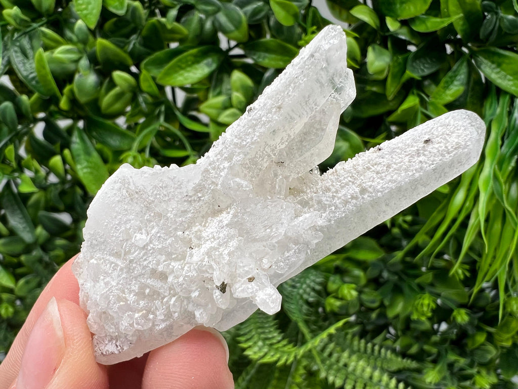 Transparent Quartz with Pyrite, Krushev Dol Mine Crystal, Bulgaria