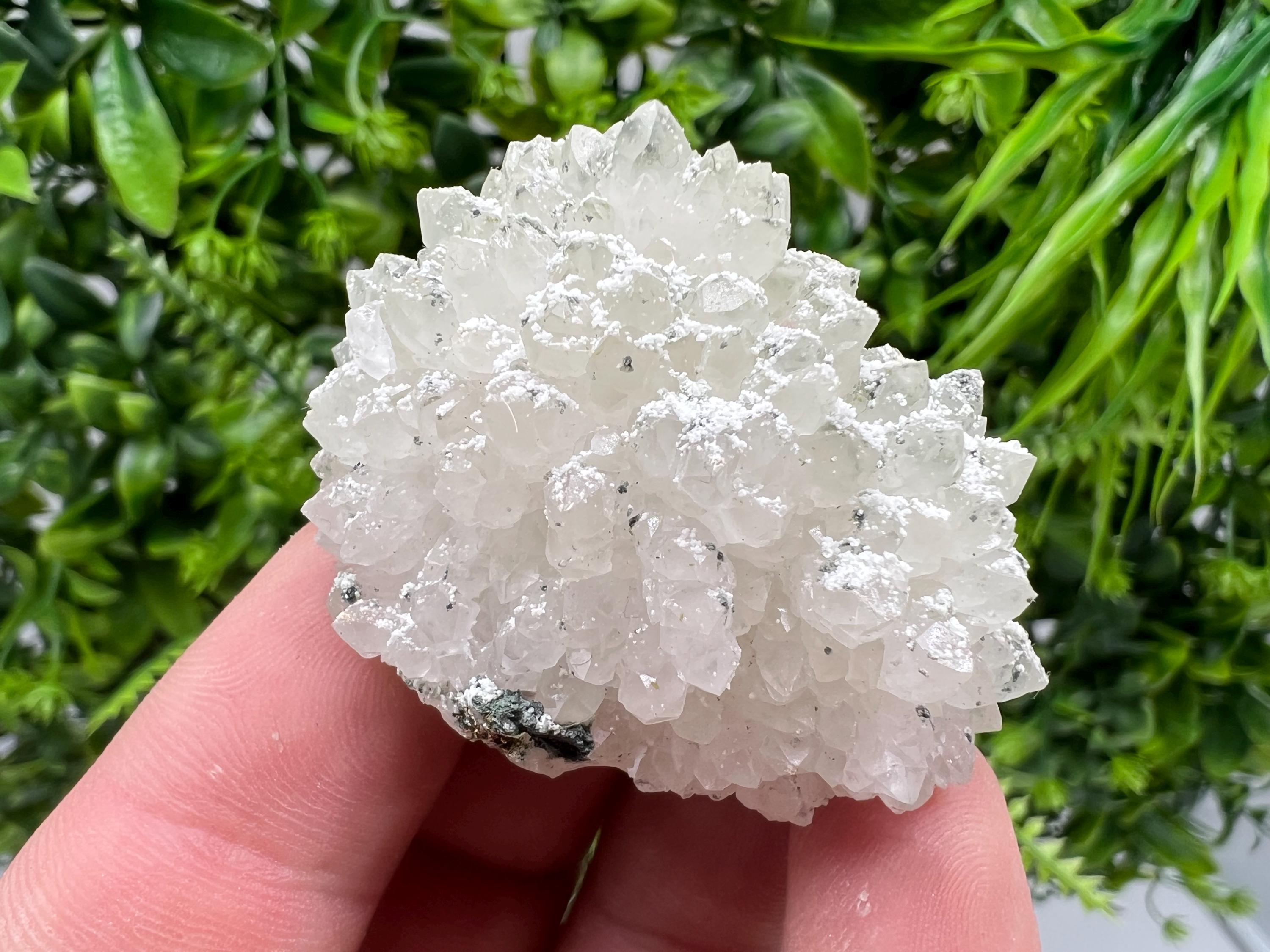 Transparent Quartz on Chlorite Matrix, Bulgaria Mineral Specimen