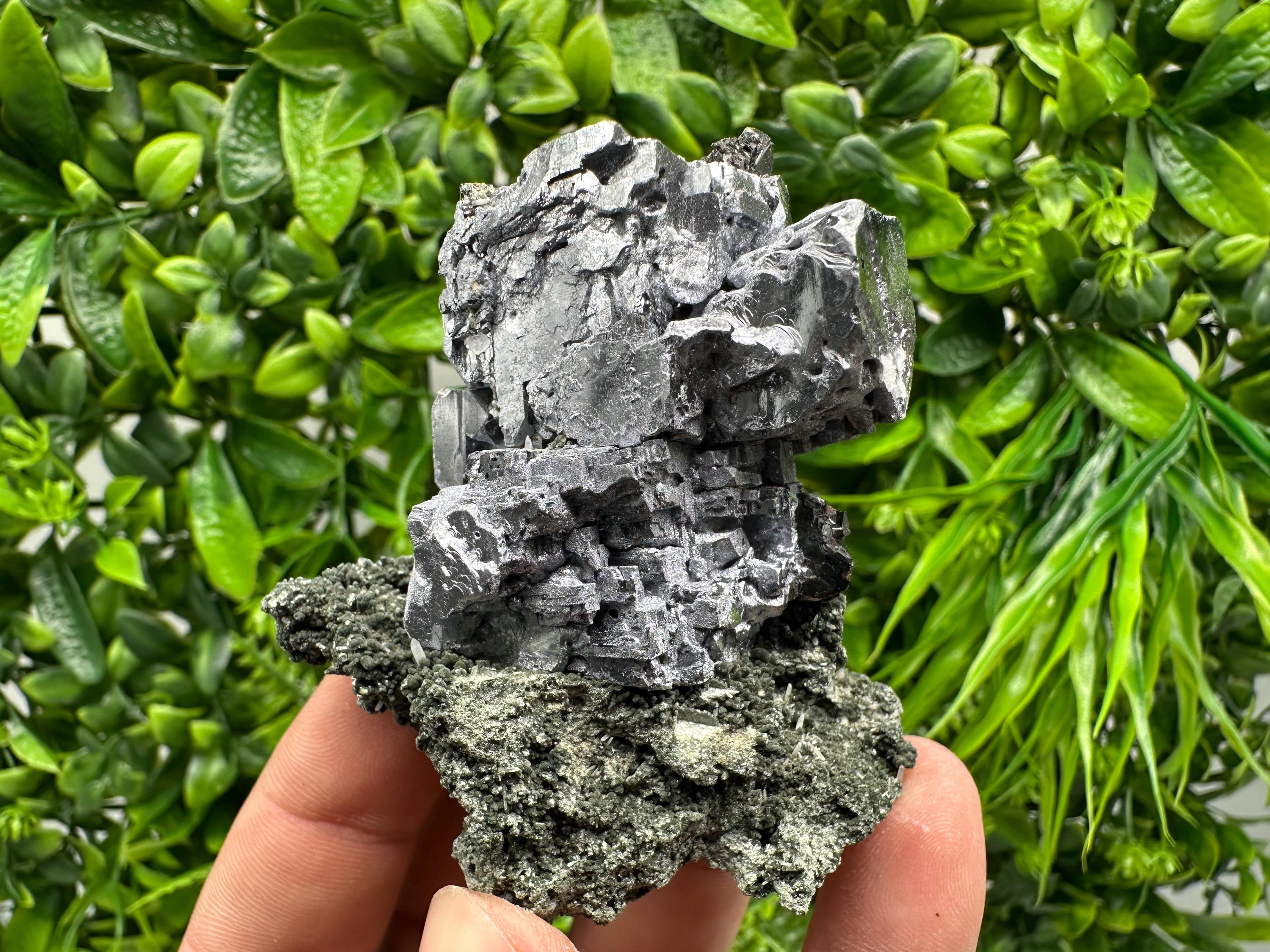 Galena Quartz Sphalerite Matrix, Borieva Mine Mineral Specimen