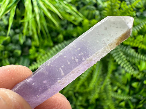 Amethyst Phantom Quartz Crystal with Chalcedony and Chlorite