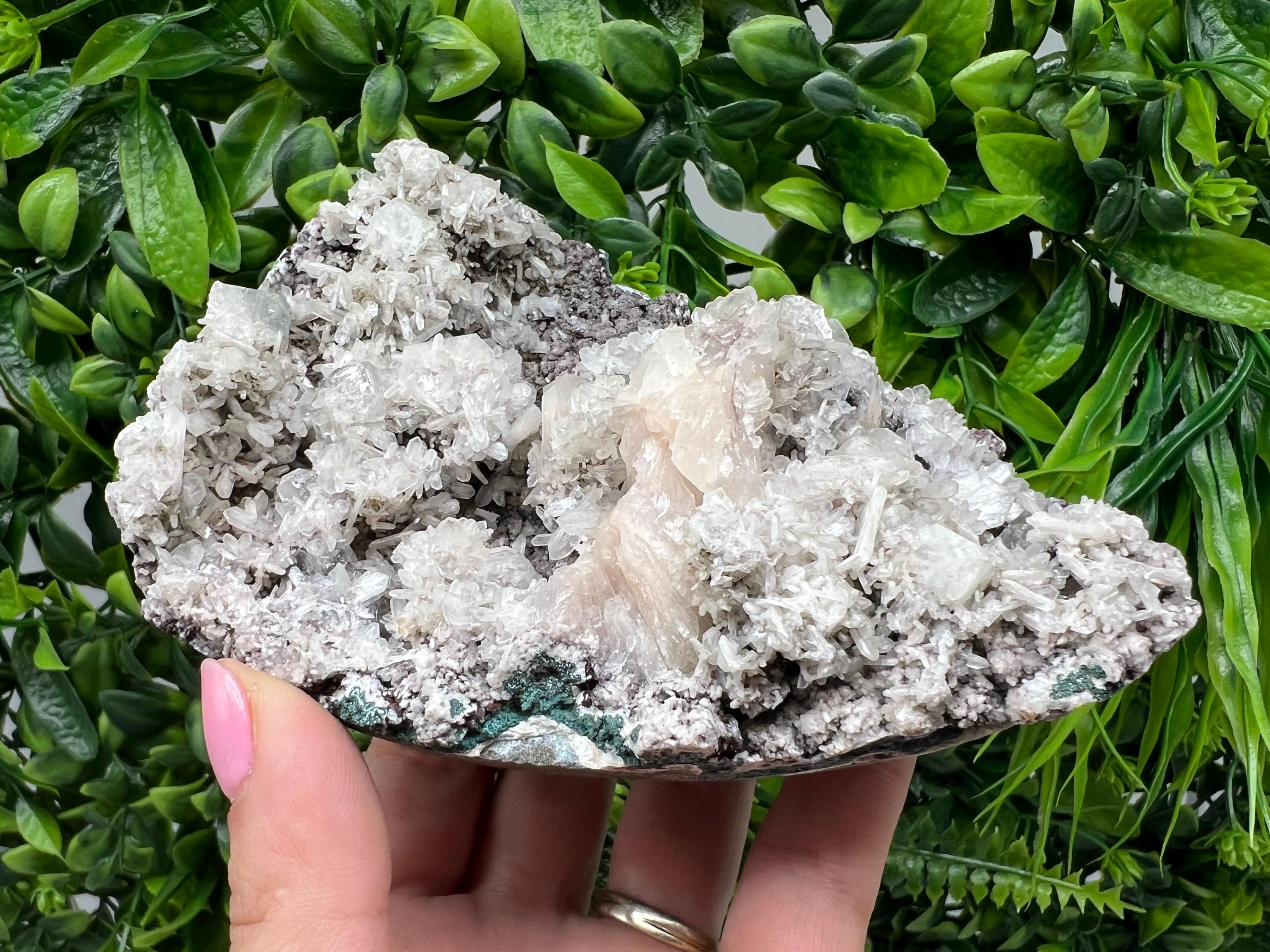 STUNNING Apophyllite,Stilbite on Chalcedony,natural,collection minerals specimen,India Minerals,Crystal,Stone Mineral Specimen India Crystal