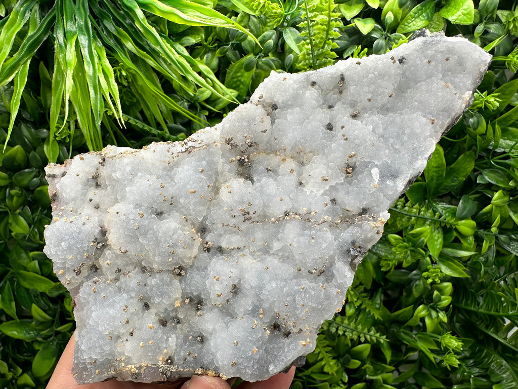 Chalcedony Calcite Cluster, Krushev dol Mineral Specimen