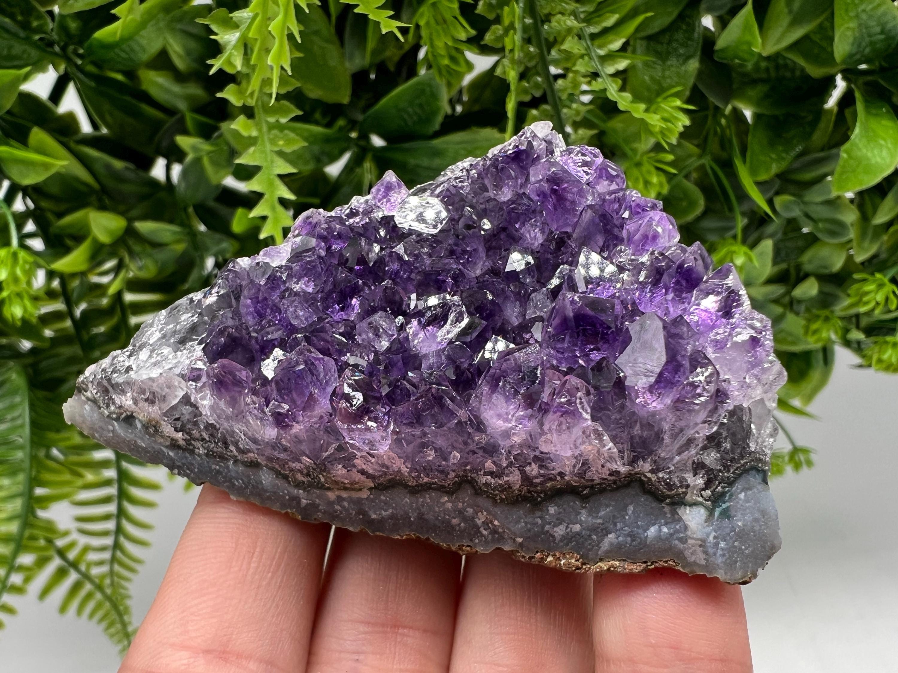 Stunning,Purple Amethyst from Uruguay,Natural Amethyst,Purple crystal,Pyrple Quartz,Crystal from Uruguay,Home decor,Energy crystal,Phantoms