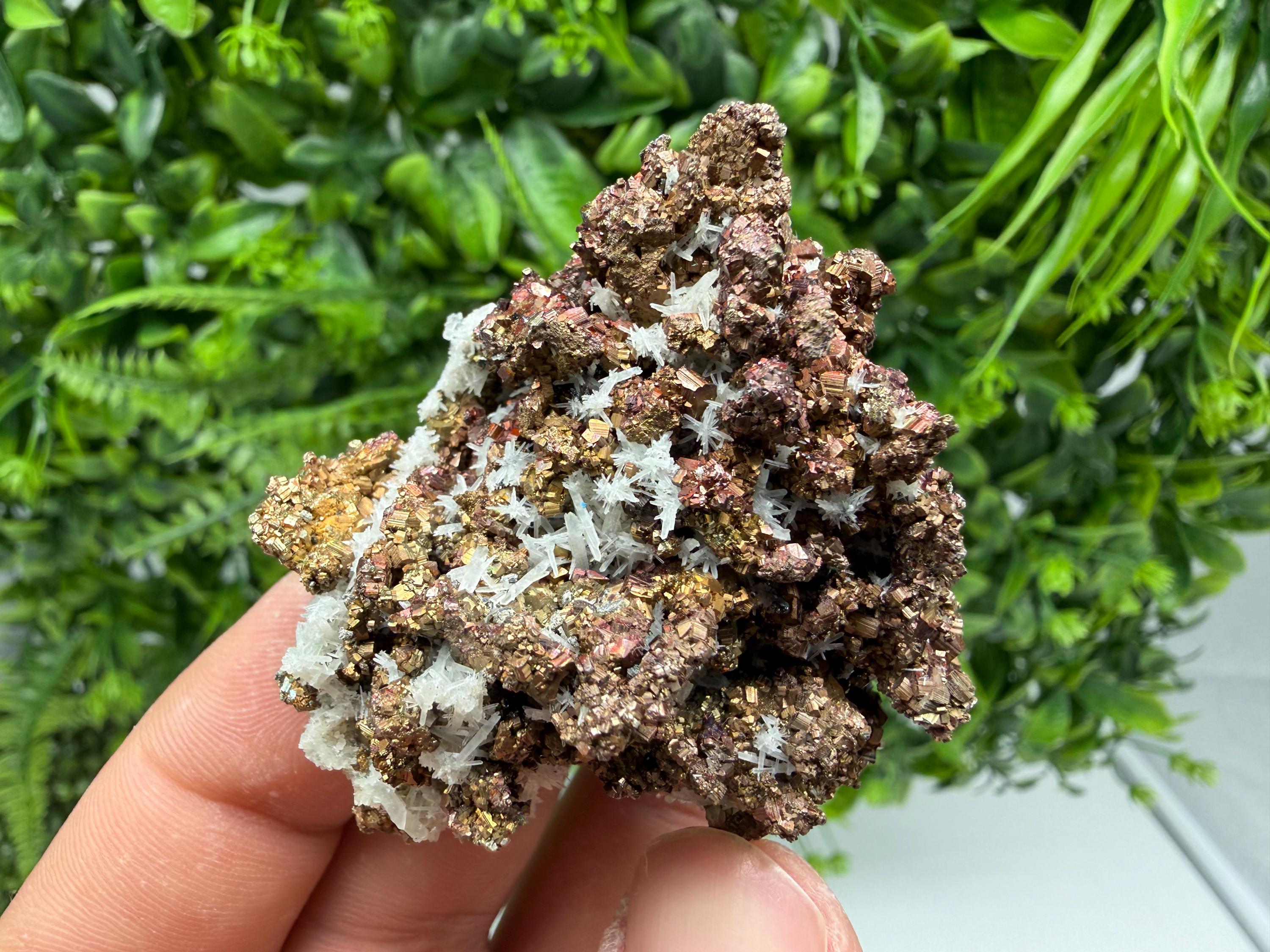 Red Pyrite Hematite Cluster, Borieva Mine Natural Mineral Collection, Home Decor Stone