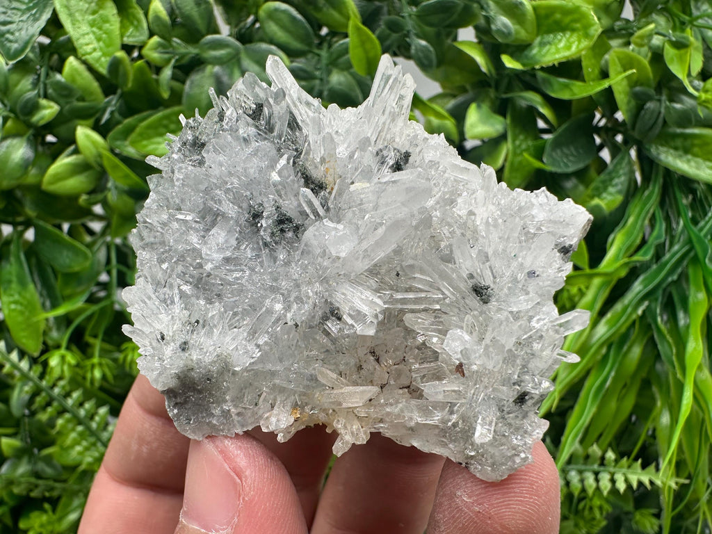 Transparent Quartz on Chlorite Matrix, Bulgarian Mineral Specimen