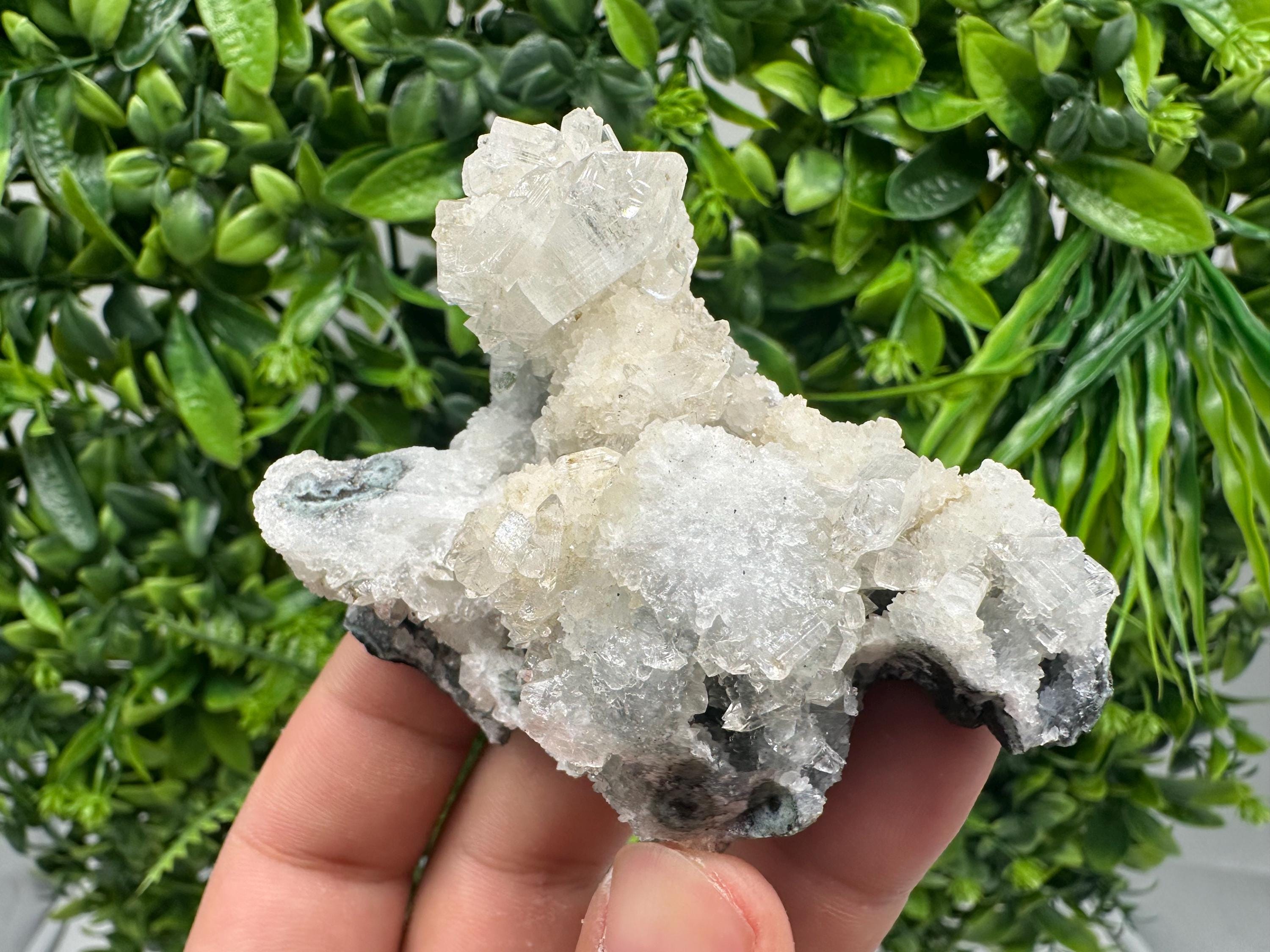 Natural Apophyllite Crystal Specimen, Indian Mineral Collection