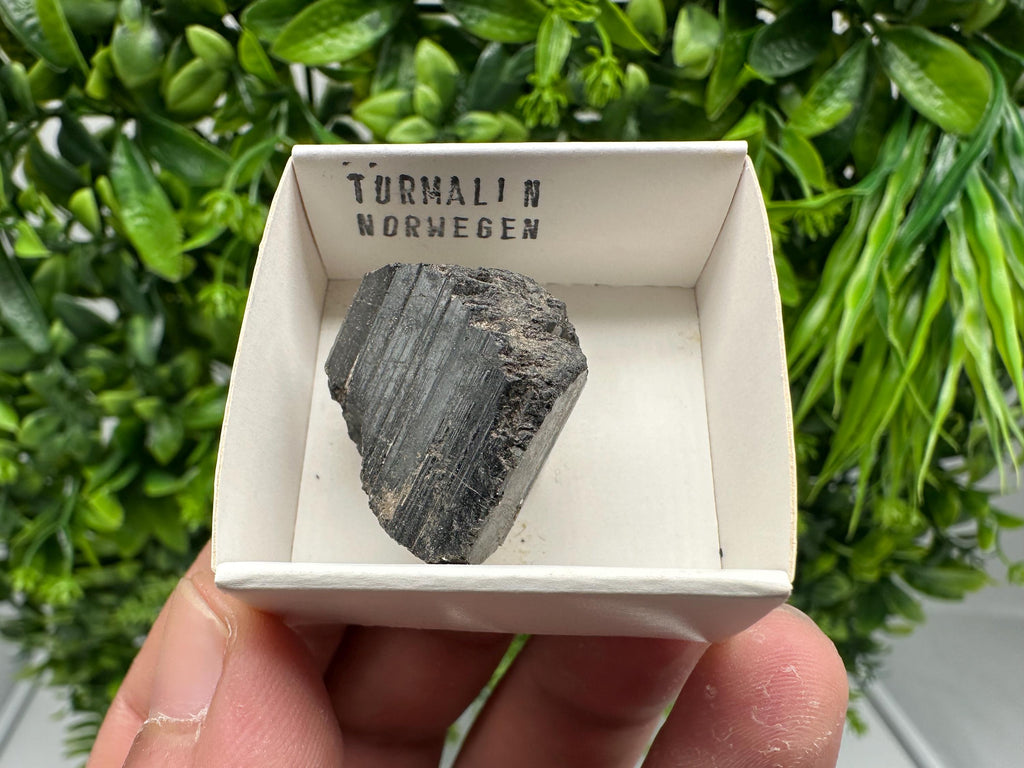 Rare Raw Tourmaline Mineral Specimen: Norway Crystal Collection (3/2.5cm)