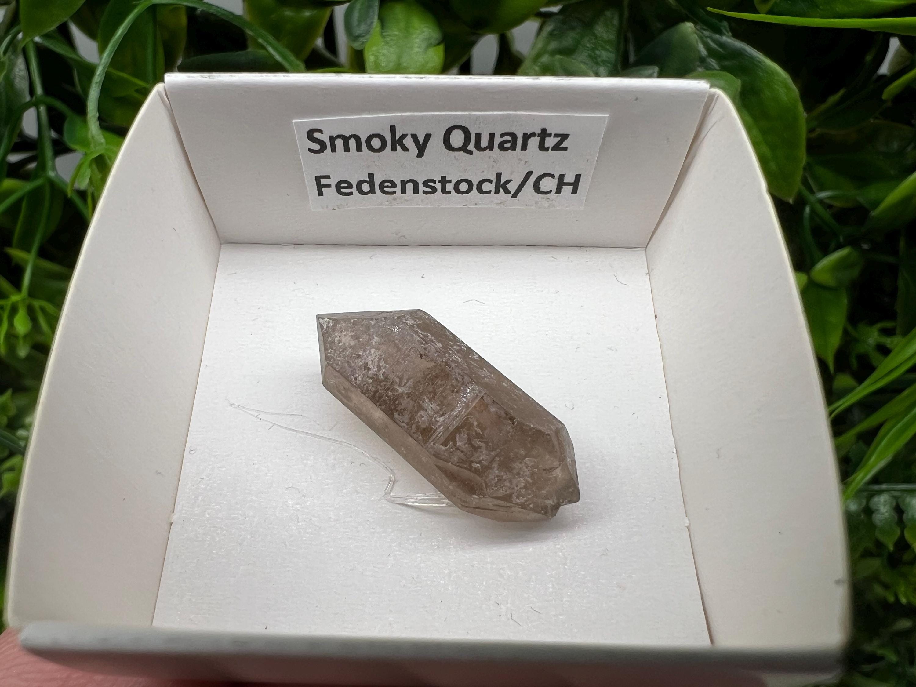 Rare Smoky Quartz Point, Fedenstock Switzerland Mineral Specimen (25MM)