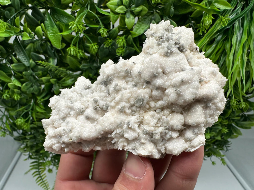 Chalcopyrite on Mangano Calcite Micro Crystal: Krushev Dol Mine, Bulgaria