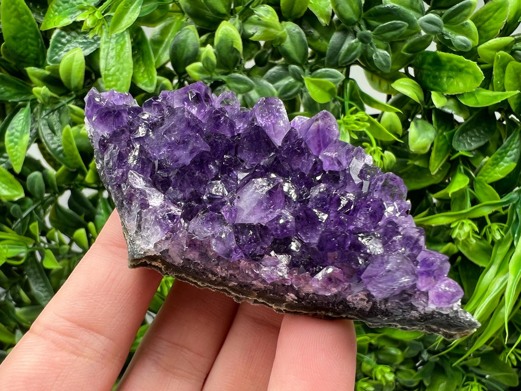 Uruguay Amethyst Crystal: Purple Quartz Home Decor, Energy Stone