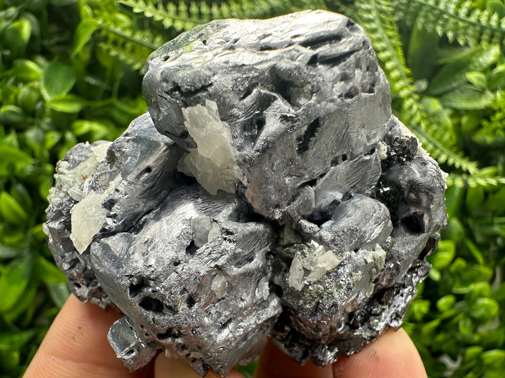 Galena on Sphalerite and Quartz, Borieva Mine, Bulgaria