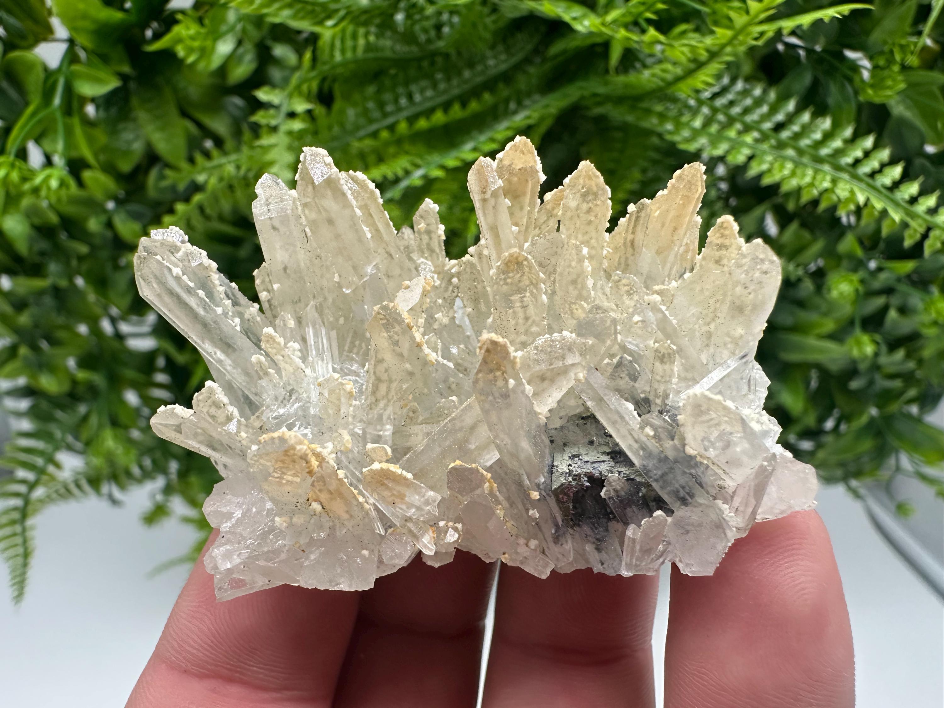 Quartz with Calcite Mineral Specimen, Krushev dol Mine, Bulgaria
