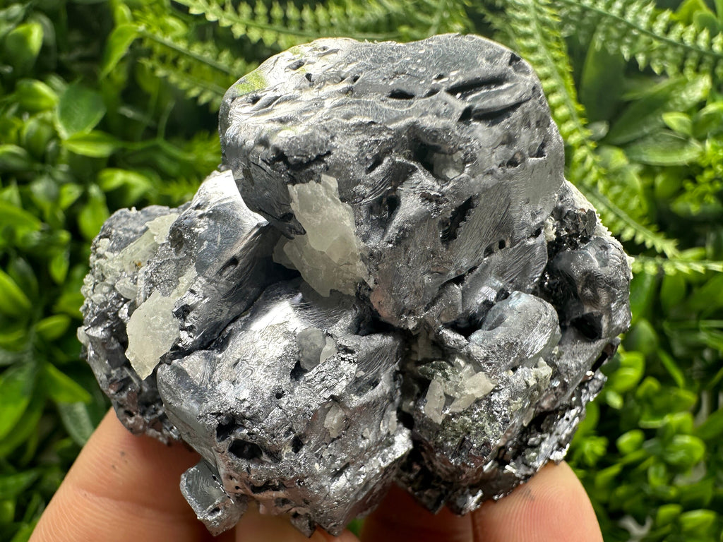 Galena on Sphalerite and Quartz, Borieva Mine, Bulgaria