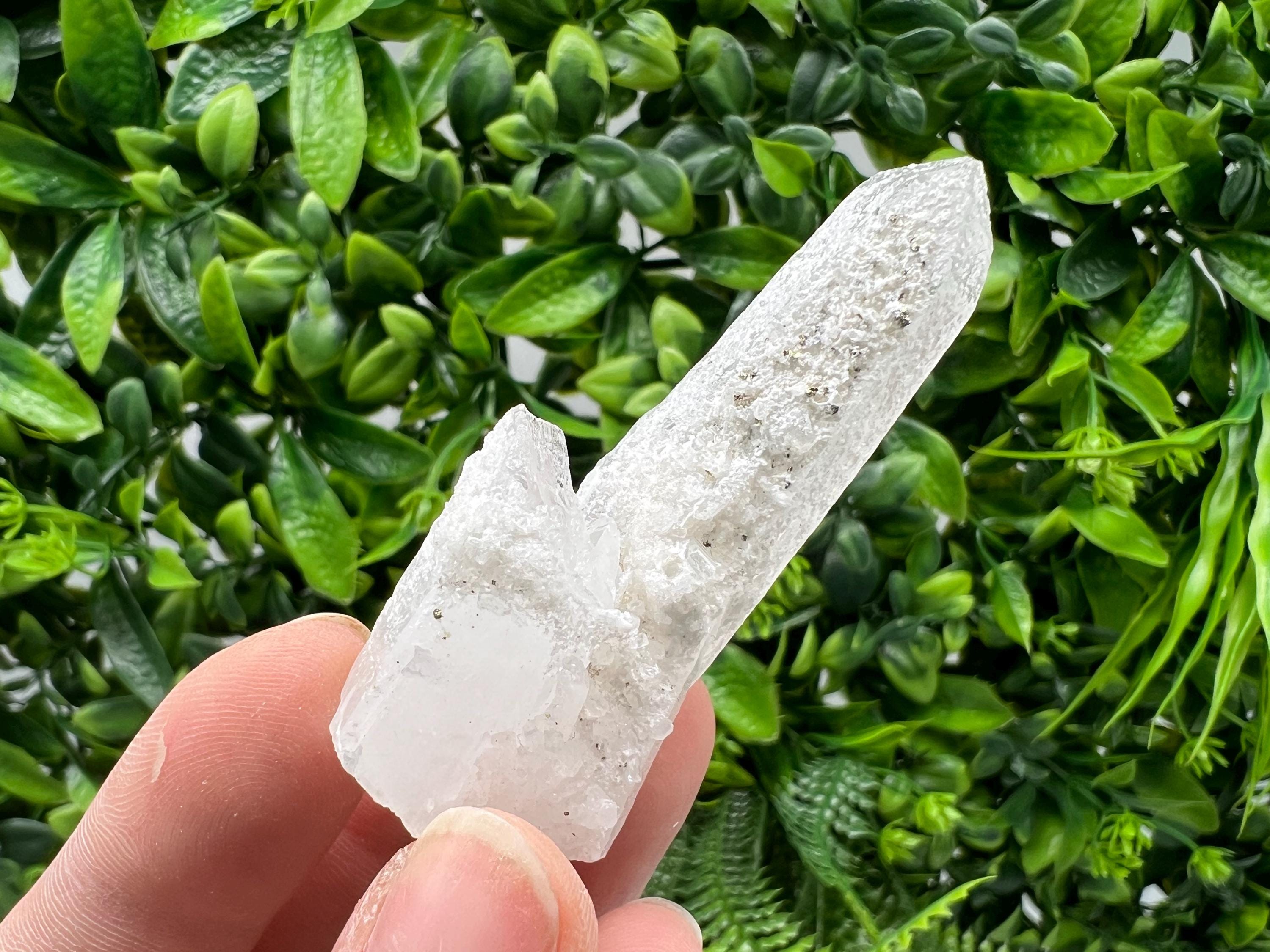 Transparent Quartz with Pyrite, Krushev Dol Mine Crystal, Bulgaria