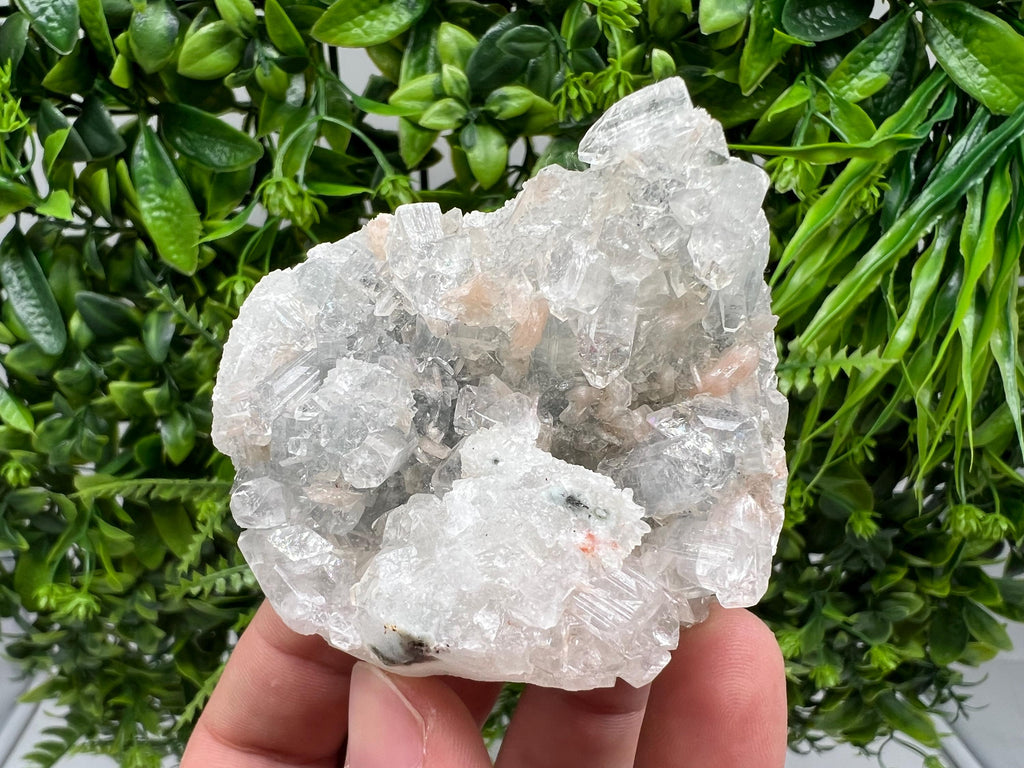 Apophyllite Stilbite Chalcedony Specimen: India Minerals, Crystal Stone