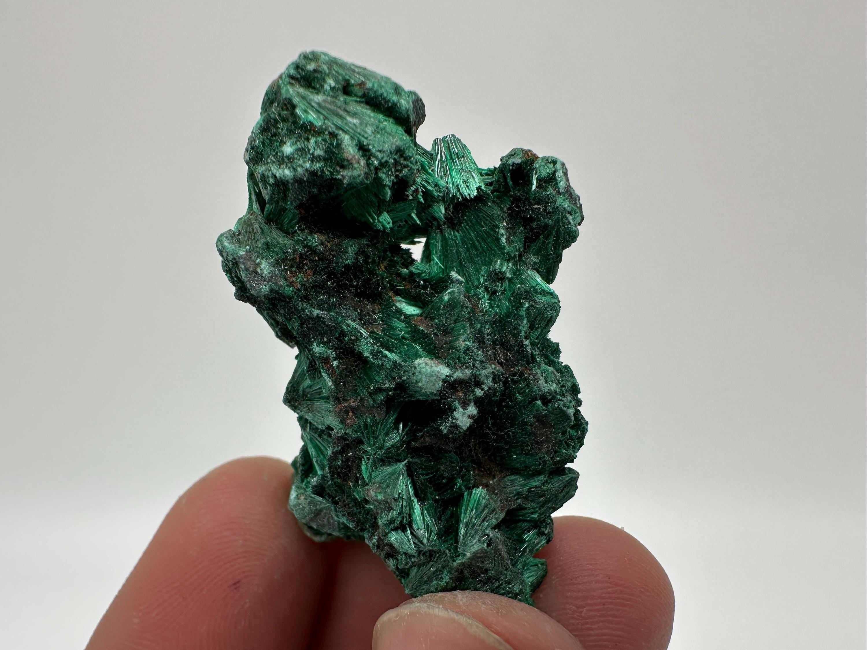 Green Polished Malachite Crystal, Congo Mineral Specimen