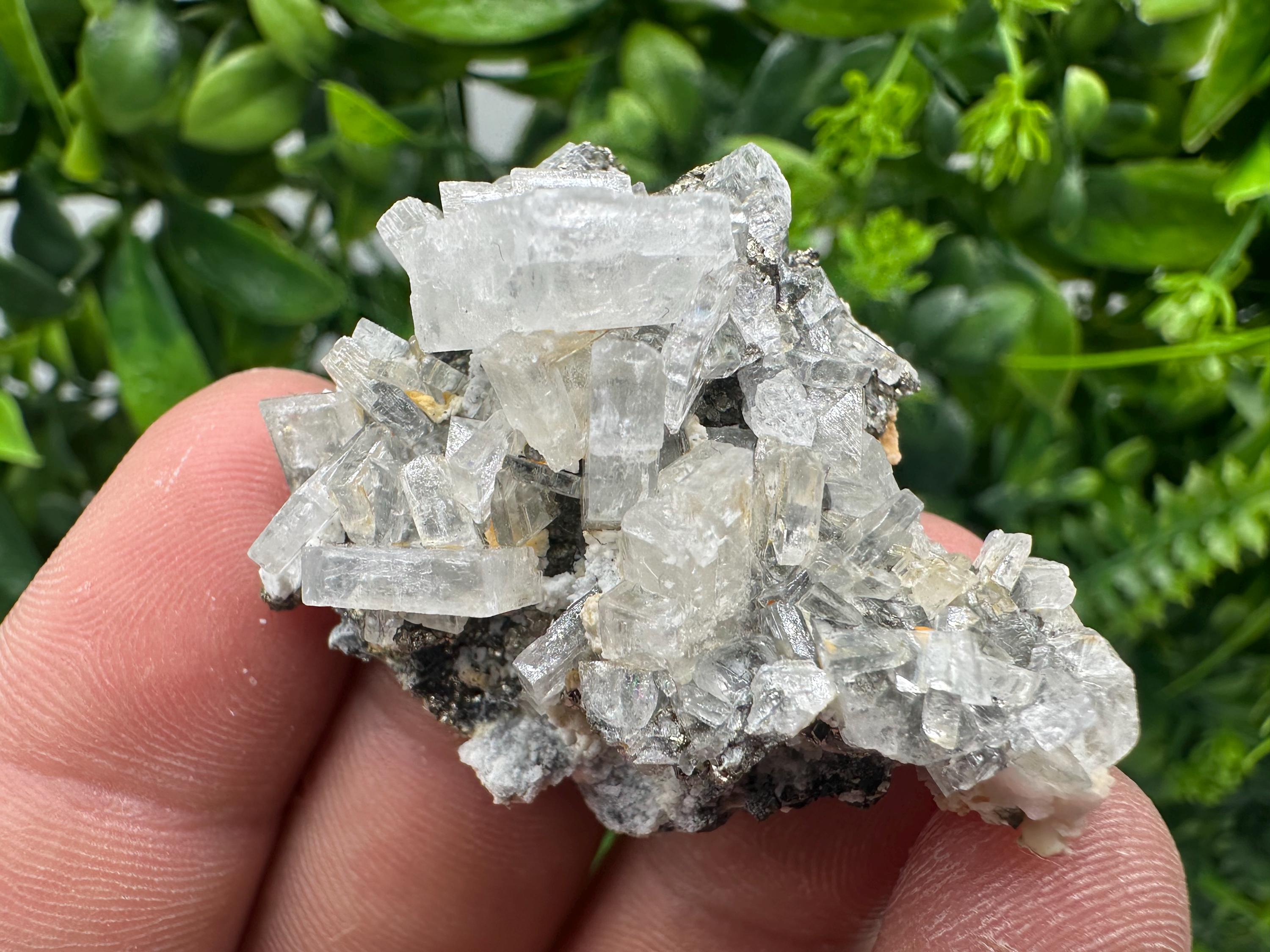 Large Barite Cluster with Marcasite on Chalcedony - Androvo Mine, Bulgaria