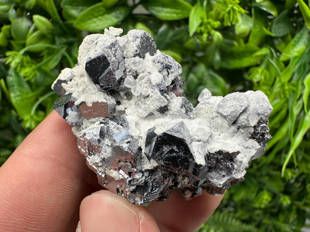 Galena Spinel with Quartz and Calcite, Borieva Mine Mineral Specimen