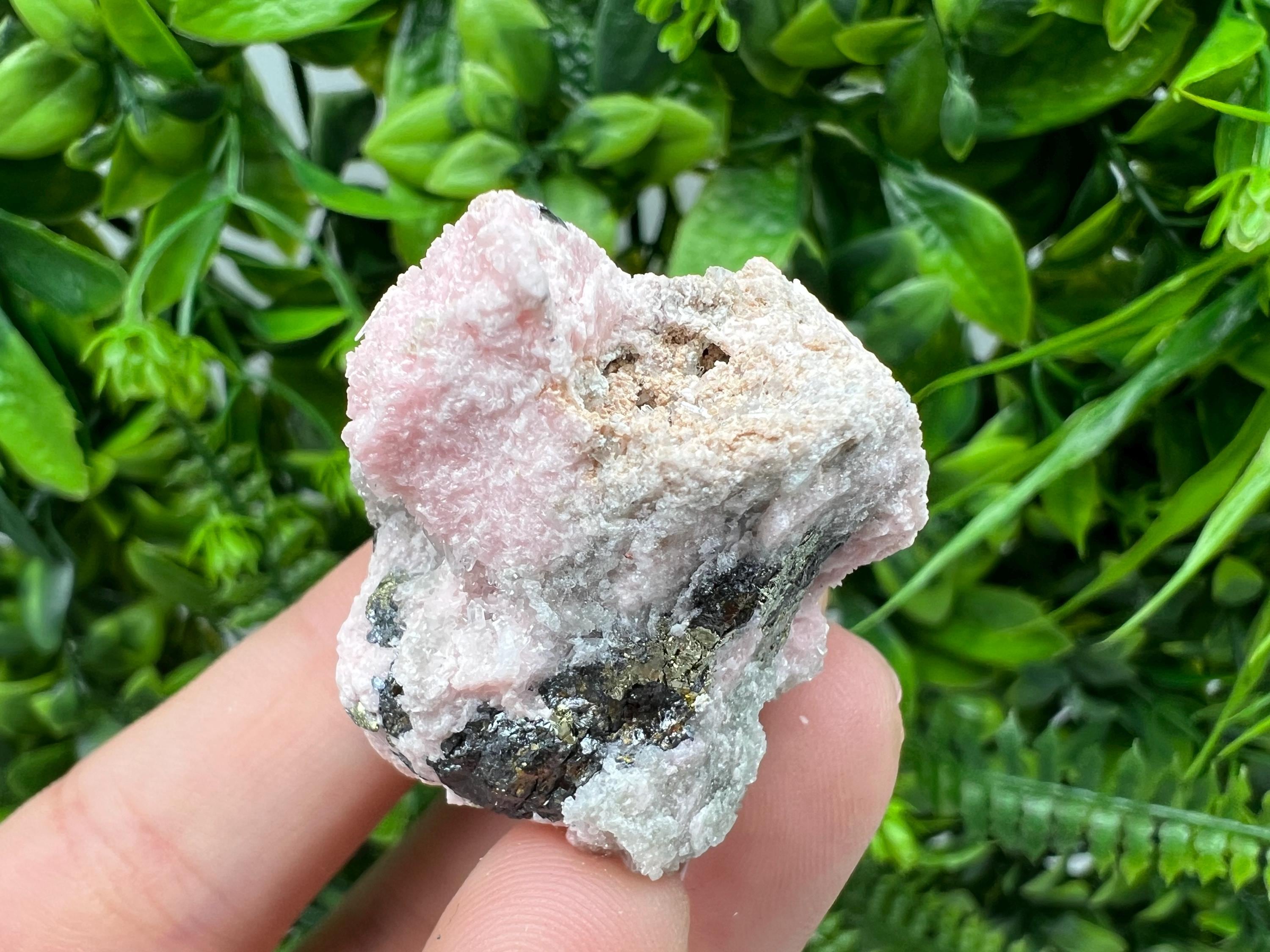 Pink Rhodochrosite Mineral Specimen, Starnica Mine Bulgaria