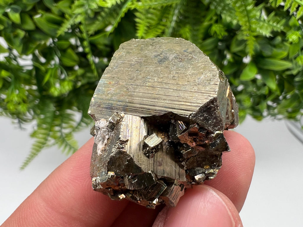 Red Pyrite Hematite Cluster, Borieva Mine Bulgaria, Home Decor Stone