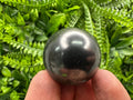 Shungite Sphere 3cm: Polished EMF Protection Crystal