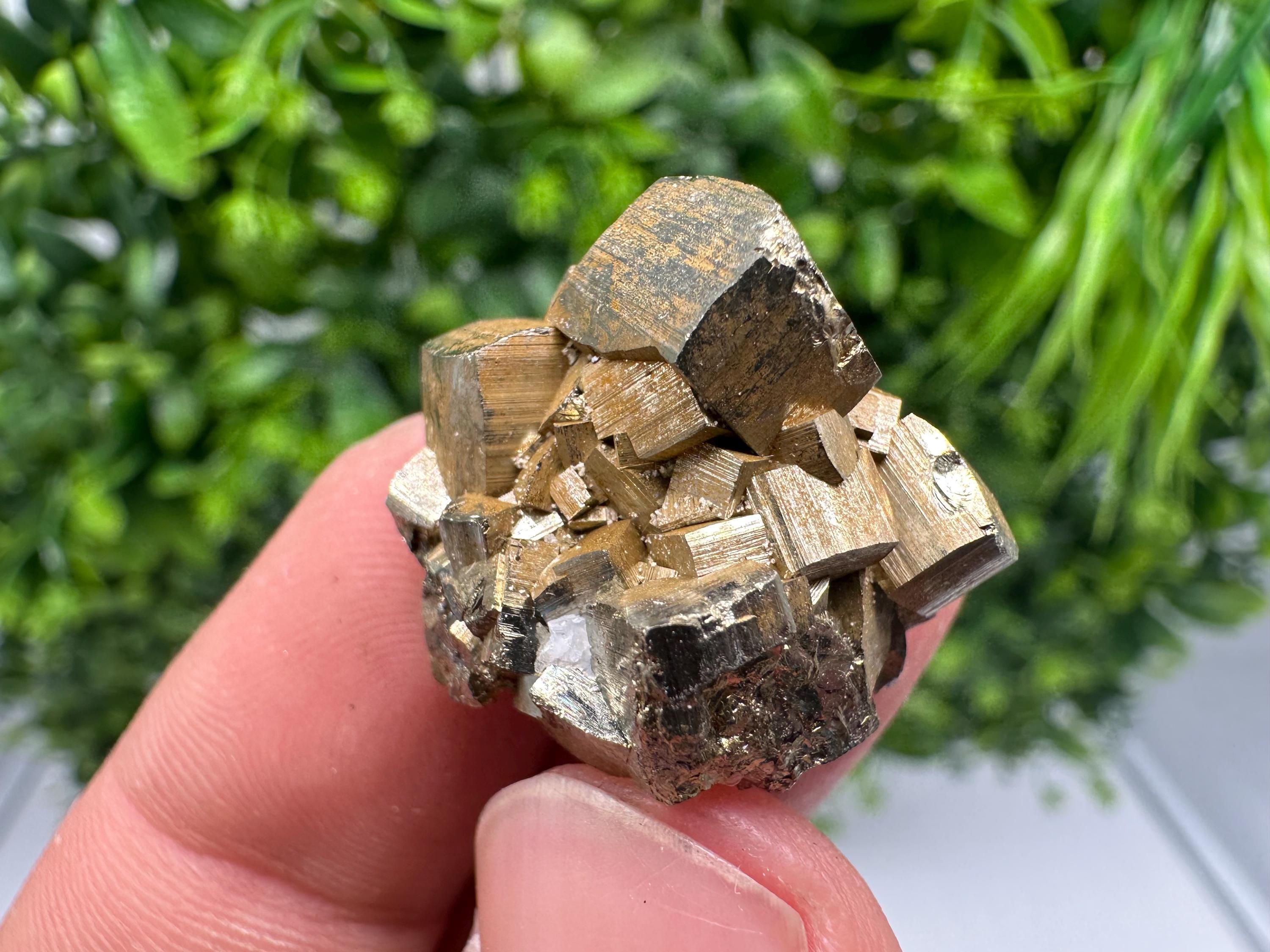 Wonderful Rainbow Pyrite whit Calcite,natural minerals souvenir Crystal,collection stone,rare minerals,home decor,Borieva Bulgaria