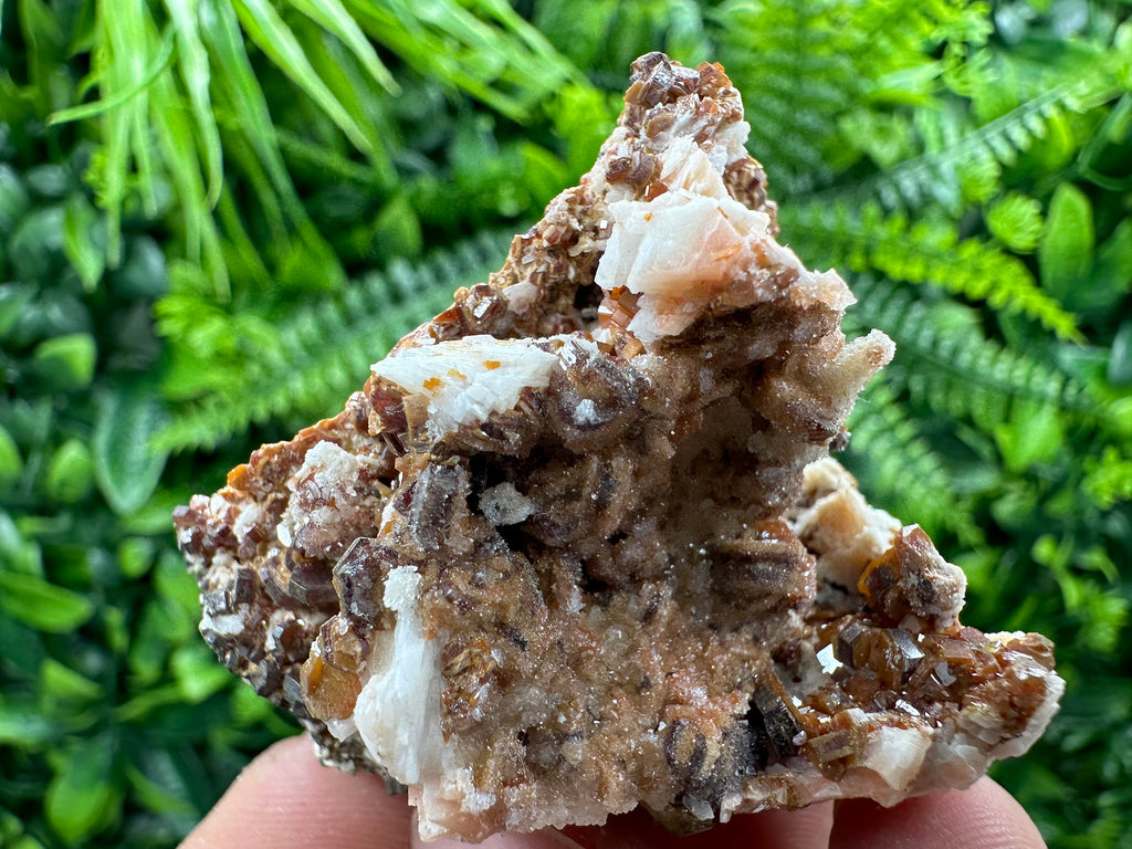 Red Vanadinite Crystal Cluster on Matrix, Morocco Specimen