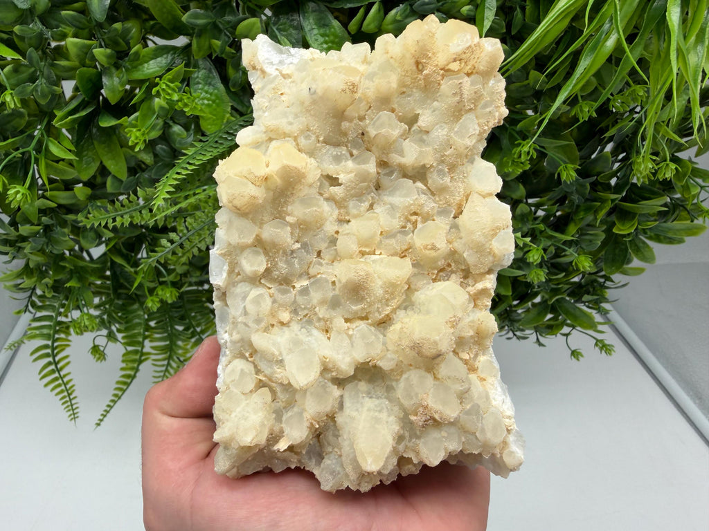 Milky Quartz Calcite Specimen, Borieva Mine Bulgaria, Home Decor Stone