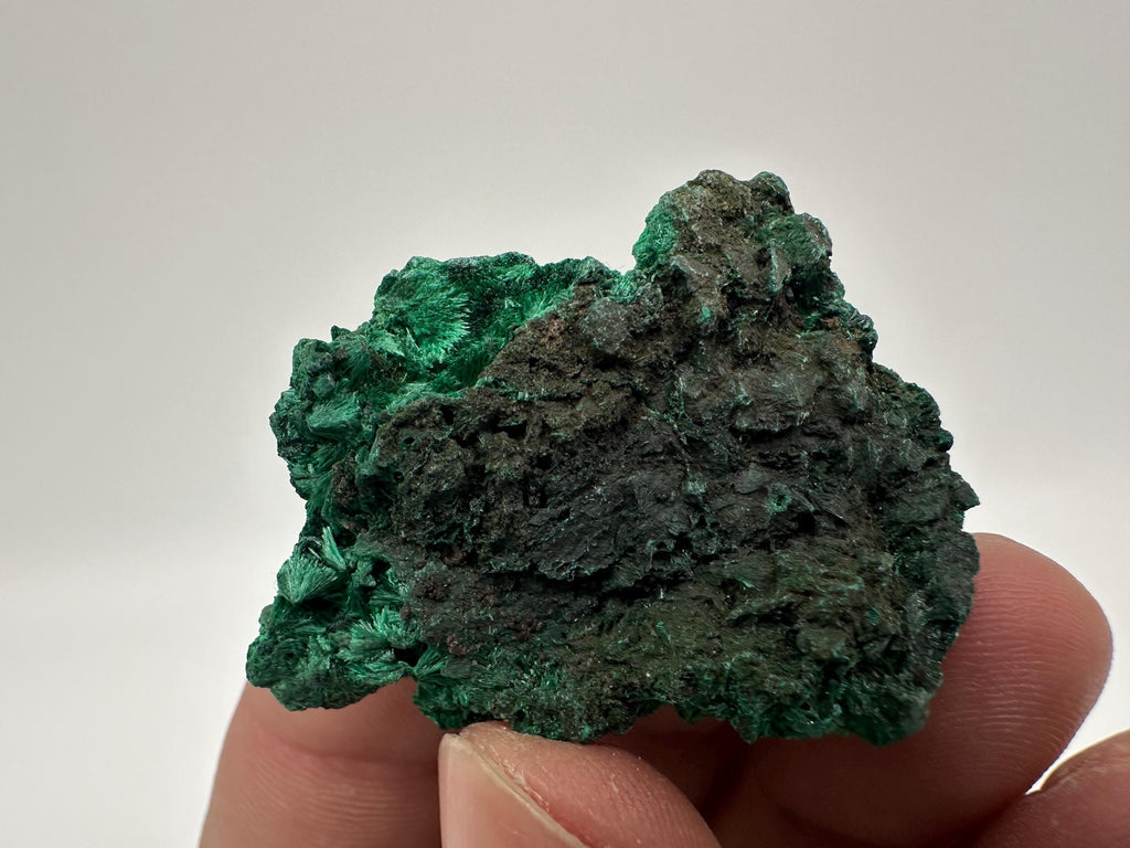Green Polished Malachite Crystal from Congo (4.5/4cm)