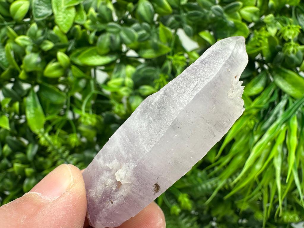 Amethyst Phantom Quartz Crystal: Chalcedony Chlorite Inclusions, Bulgaria
