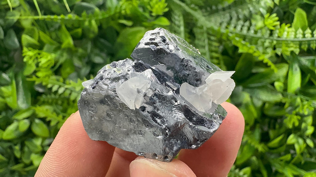 Quartz Galena Calcite Specimen: Borieva Mine, Bulgaria